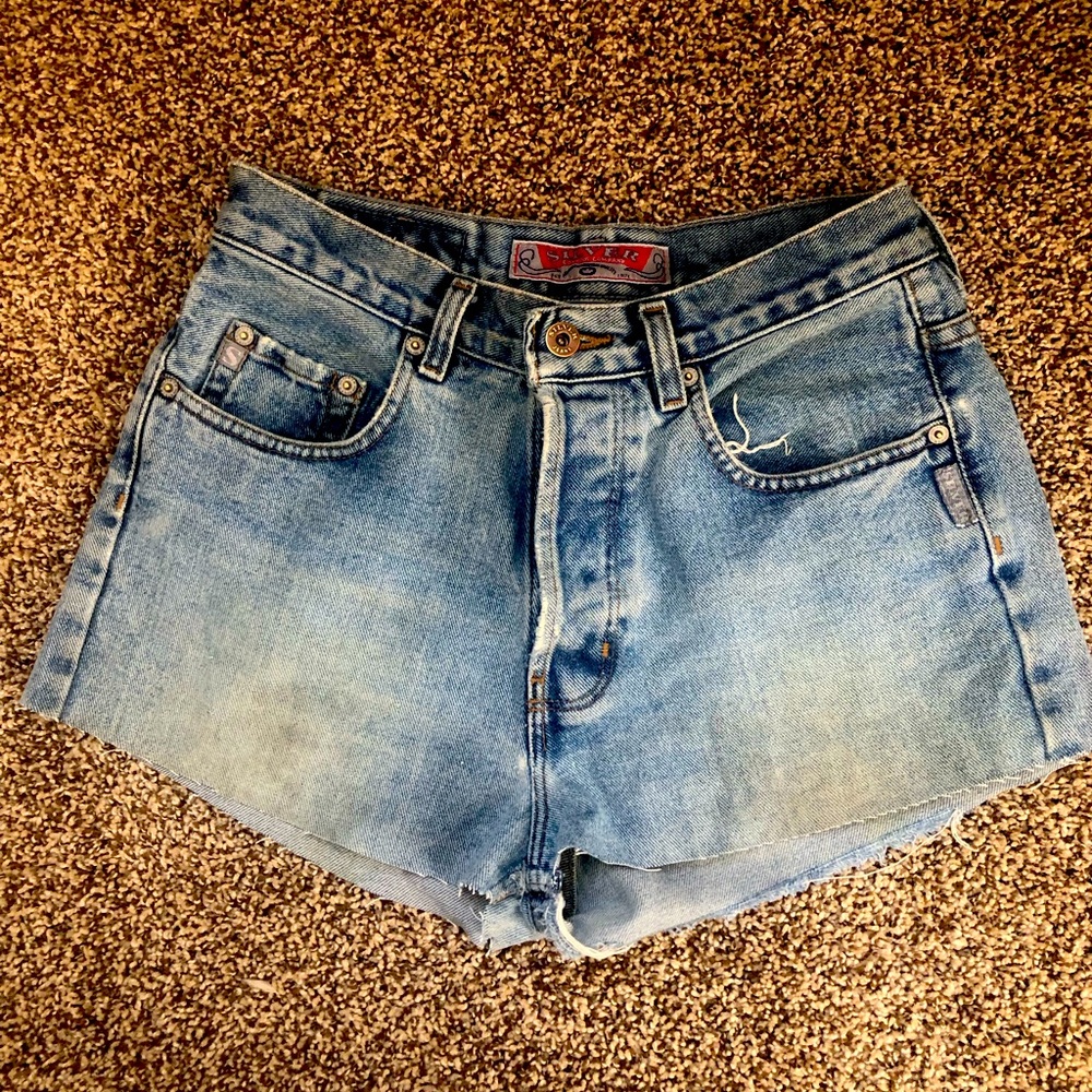 Vintage Silver Jeans Cutoffs